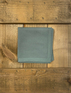 Sage Green Knitted Pocket Square