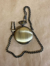 Load image into Gallery viewer, Hand Wound Bronze Pocket Watch
