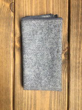 Load image into Gallery viewer, Grey Wool Pocket Square
