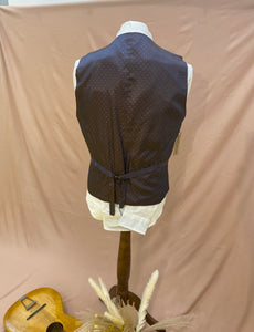 Mocha Brown Linen Waistcoat