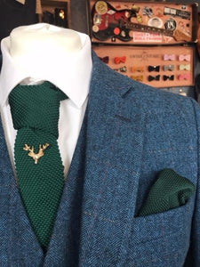 Racing Green Knitted Tie