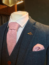 Load image into Gallery viewer, Lilac Wool Pocket Square
