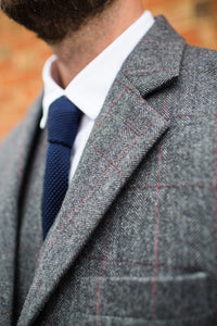 Harrogate Grey Wool Blazer