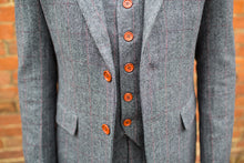 Load image into Gallery viewer, Harrogate Grey Wool Blazer
