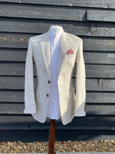 Load image into Gallery viewer, Safari Off White Linen Jacket
